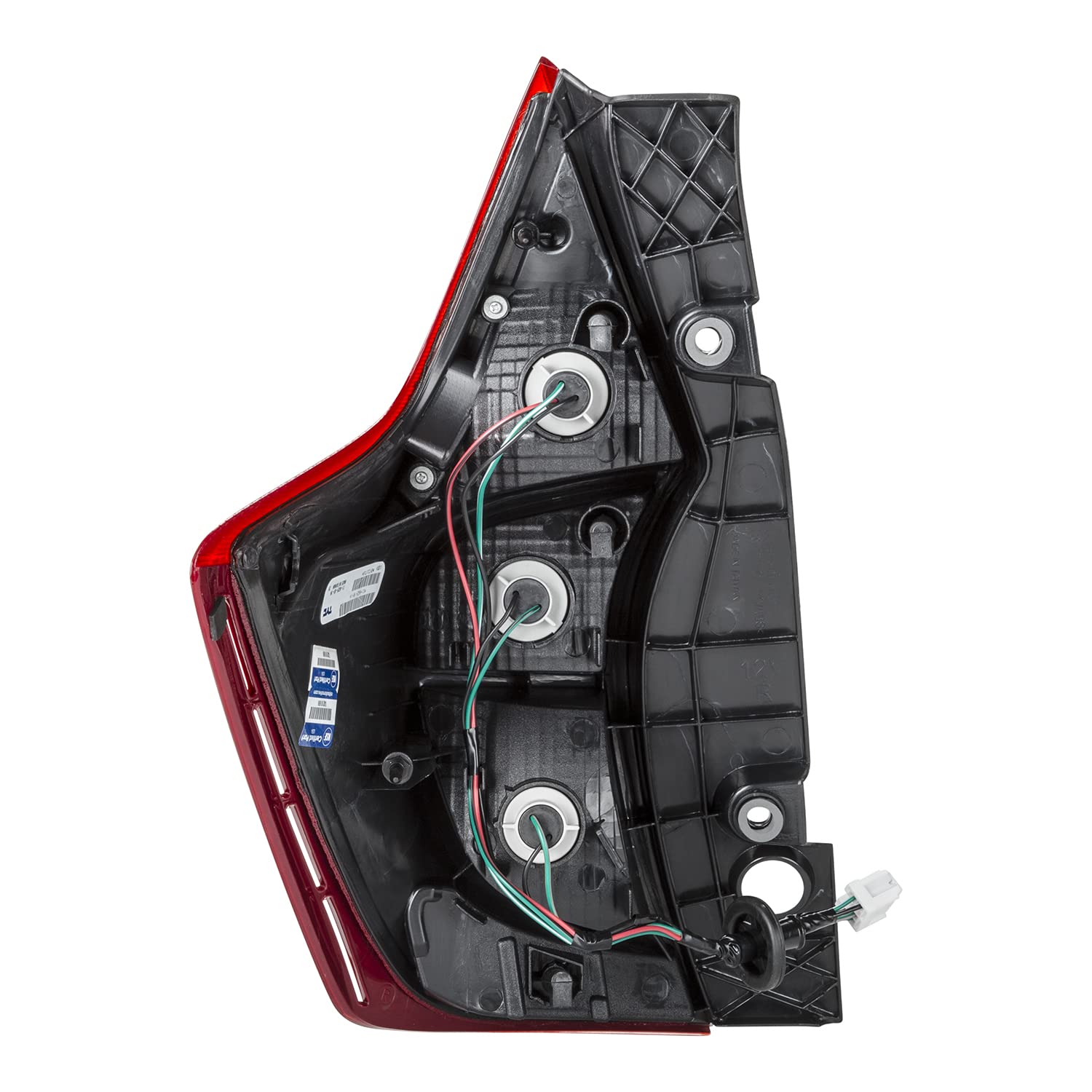 Right TYC Tail Light Assembly Compatible with 2014-2019 Nissan Versa