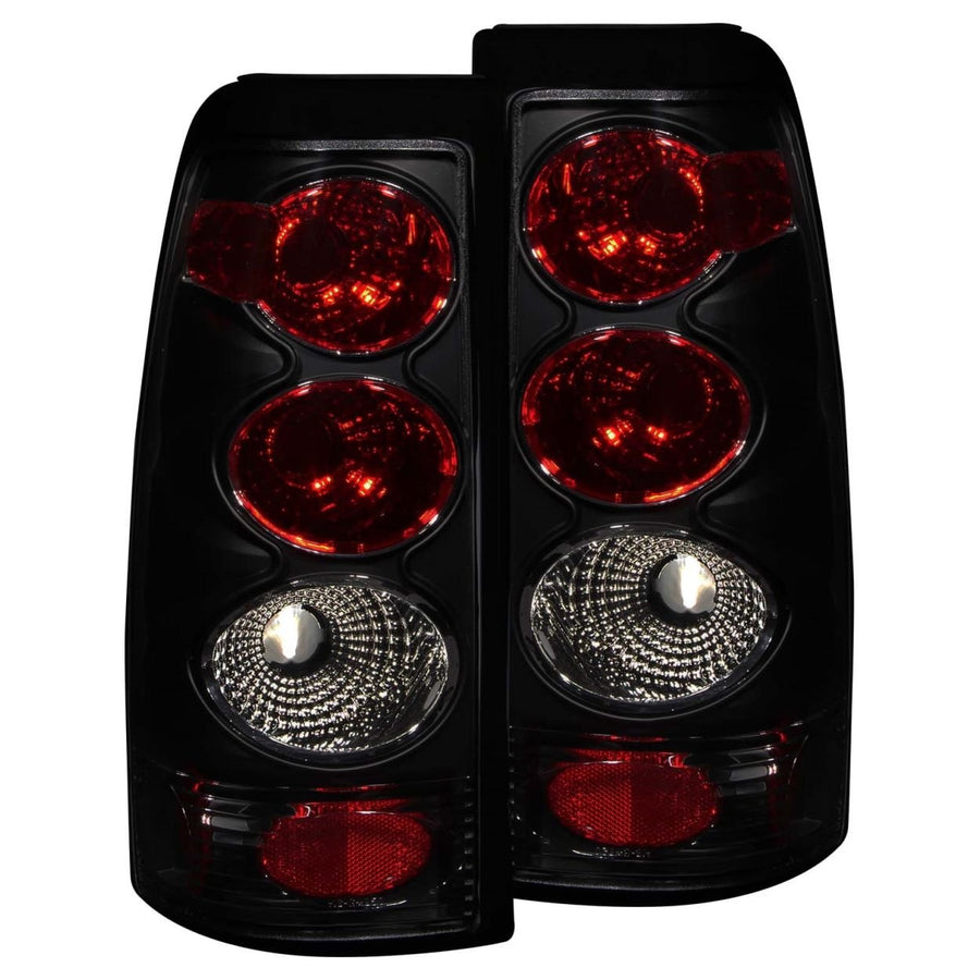 Chrome Euro Tail Light Set-Smoke Lens ANZO USA 211160