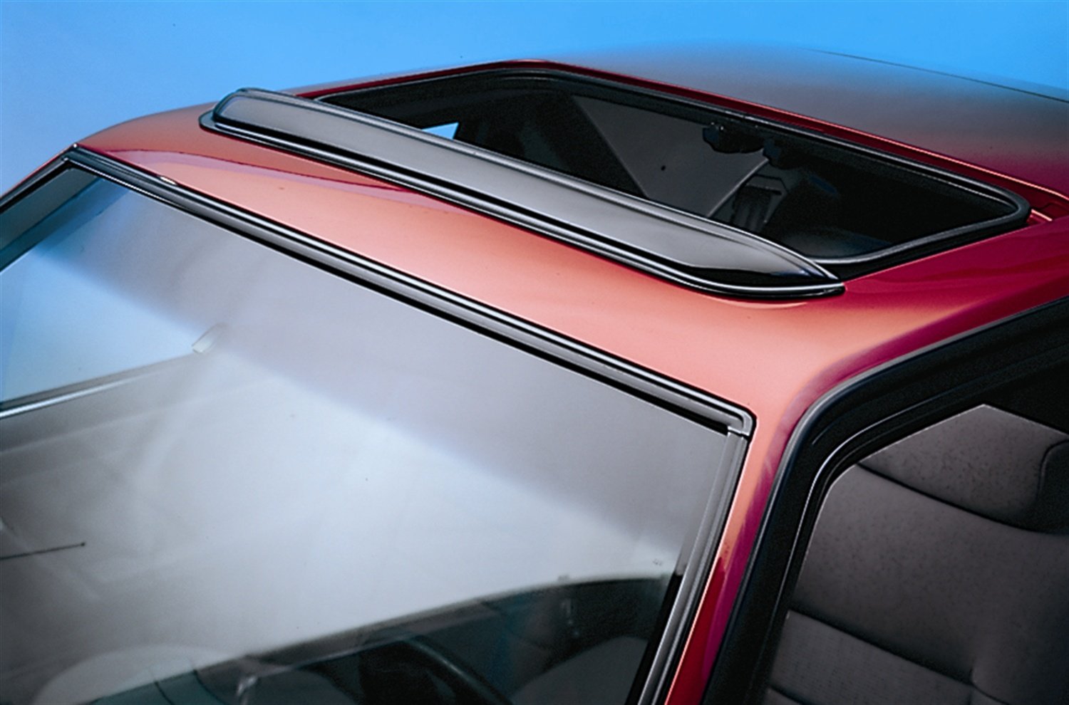 Windflector Auto Ventshade / Sun Roof Deflector | Fits 2019 - 2024 models up to 32.5in. Wide Pop-Out Sunroof, 1 pc. | Smoke - 78060
