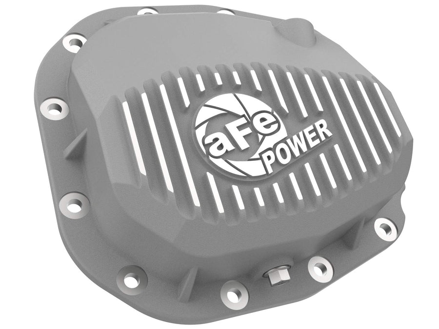 aFe POWER Rear Differential Cover Street Series Raw w/Machined Fins - #46-71180A - Ford F-150 15-23 (Super 8.8-12)