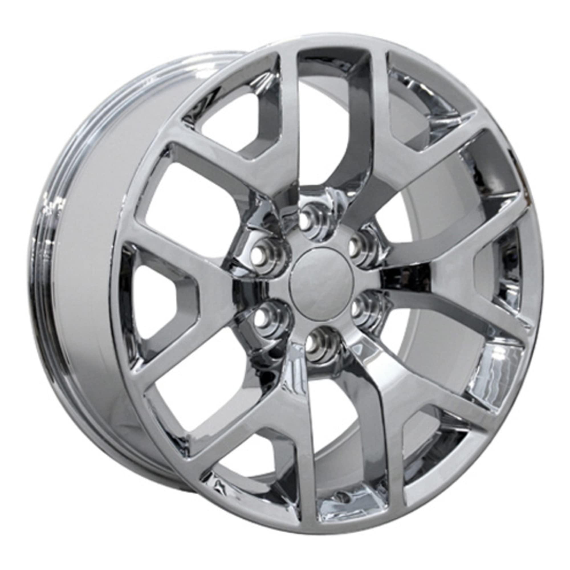 CV92-20090-6550-27C Chrome Wheel Painted Automotive OE Wheels LLC (20 x 9. inches /6 x 139 mm, 27 mm Offset)