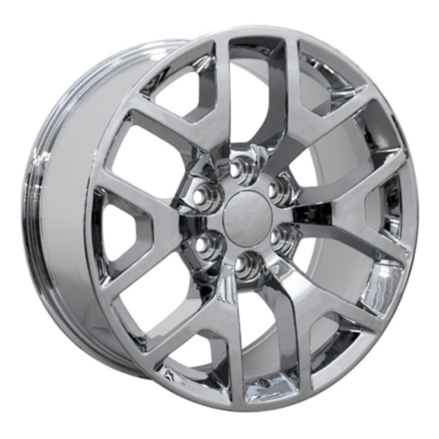 CV92-20090-6550-27C Chrome Wheel Painted Automotive OE Wheels LLC (20 x 9. inches /6 x 139 mm, 27 mm Offset)