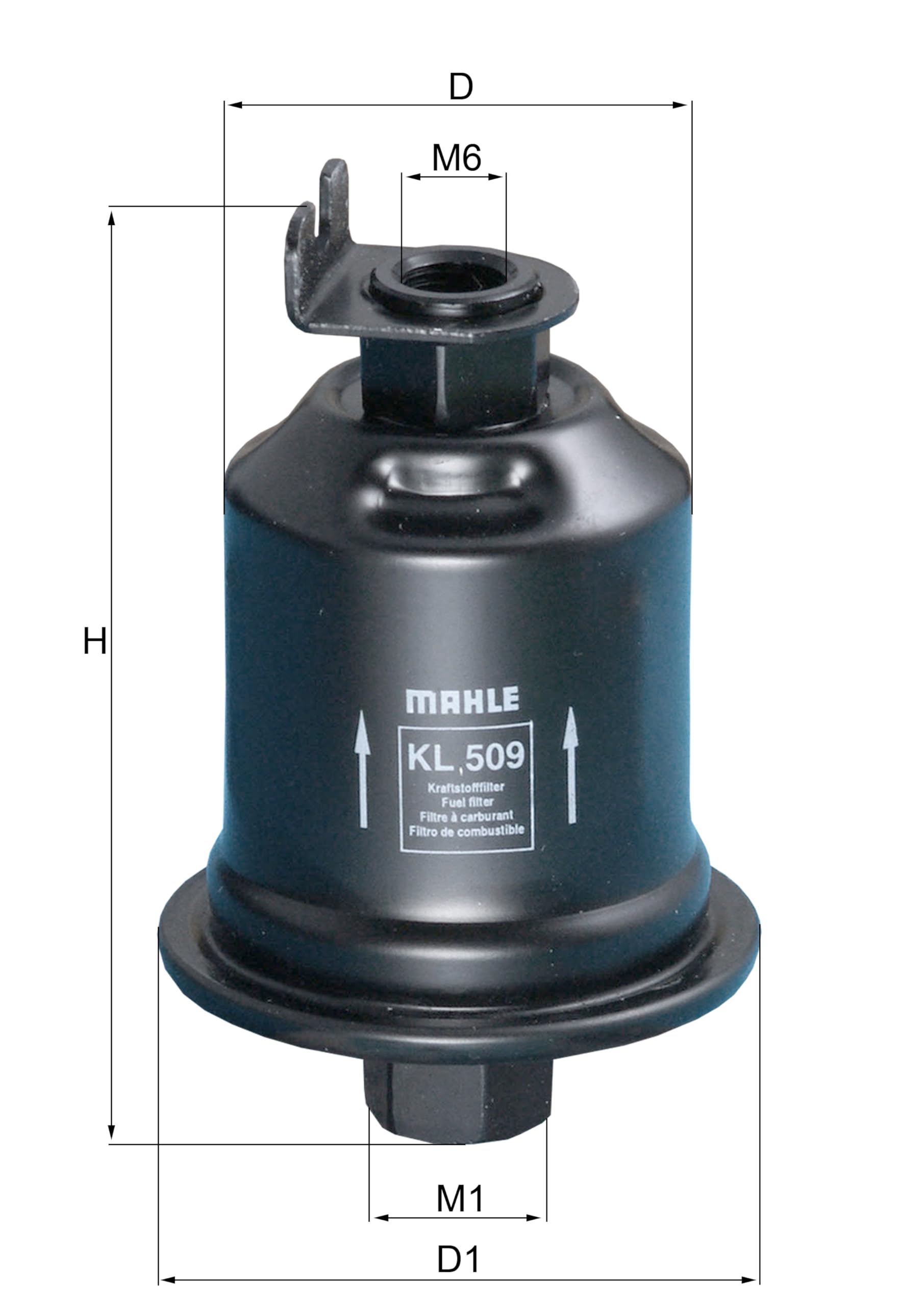 Fuel Filter MAHLE KL 509