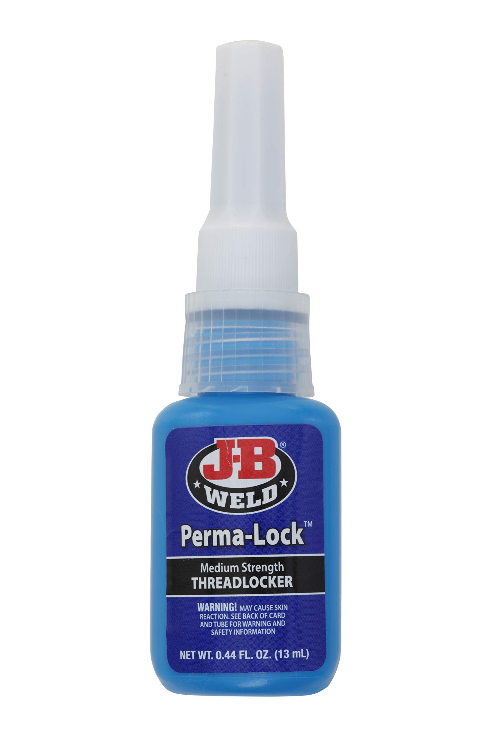 J-B Weld Perma-Lock 24213 Medium Strength Threadlocker - Blue - 13 ml