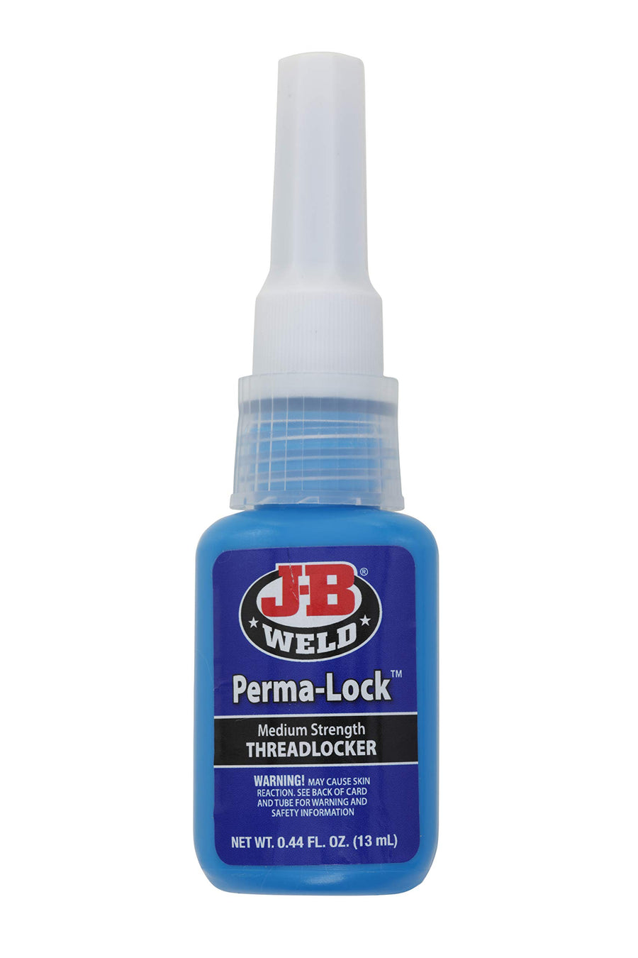 J-B Weld Perma-Lock 24213 Medium Strength Threadlocker - Blue - 13 ml