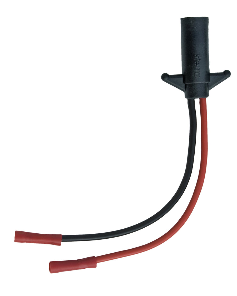 Sierra V-Groove WH10600-1 Female Motor Side Trolling Motor Socket 12V with Butt Connectors - Each
