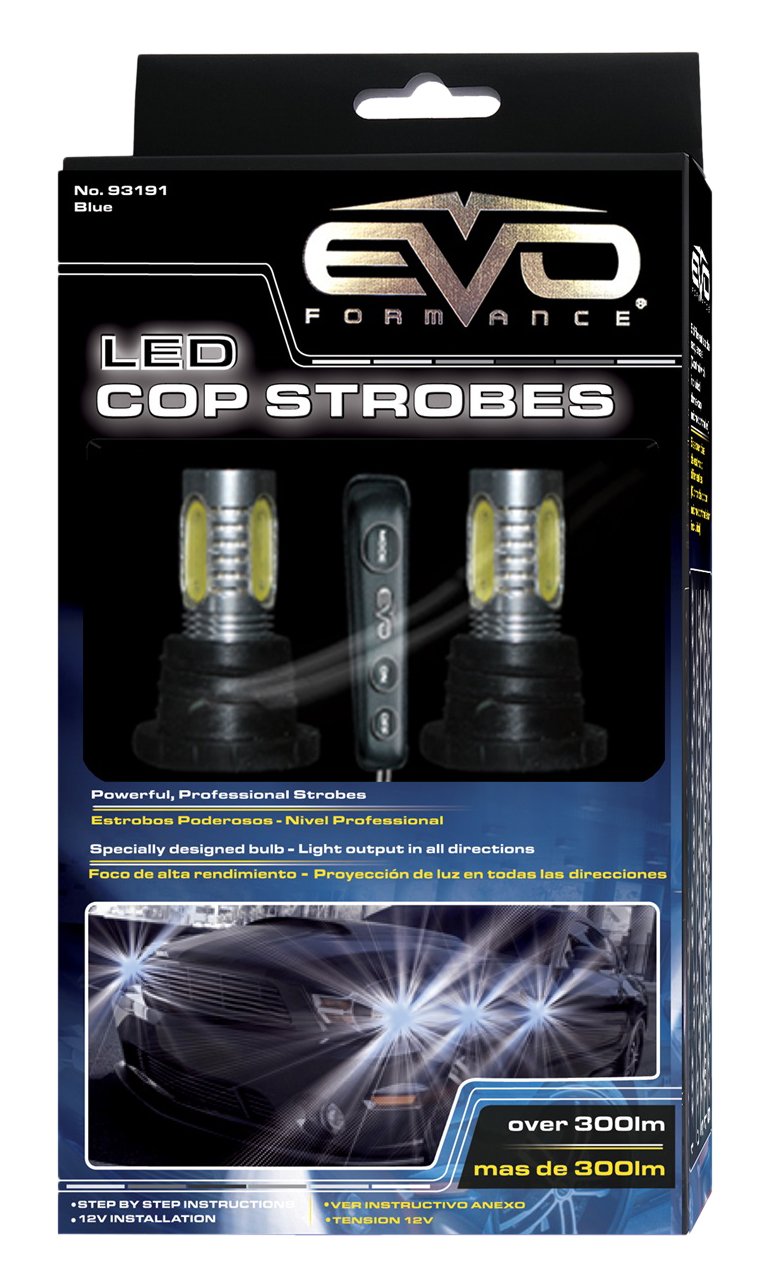 EVO Formance CIPA 93191 LED Headlight Strobe, Blue
