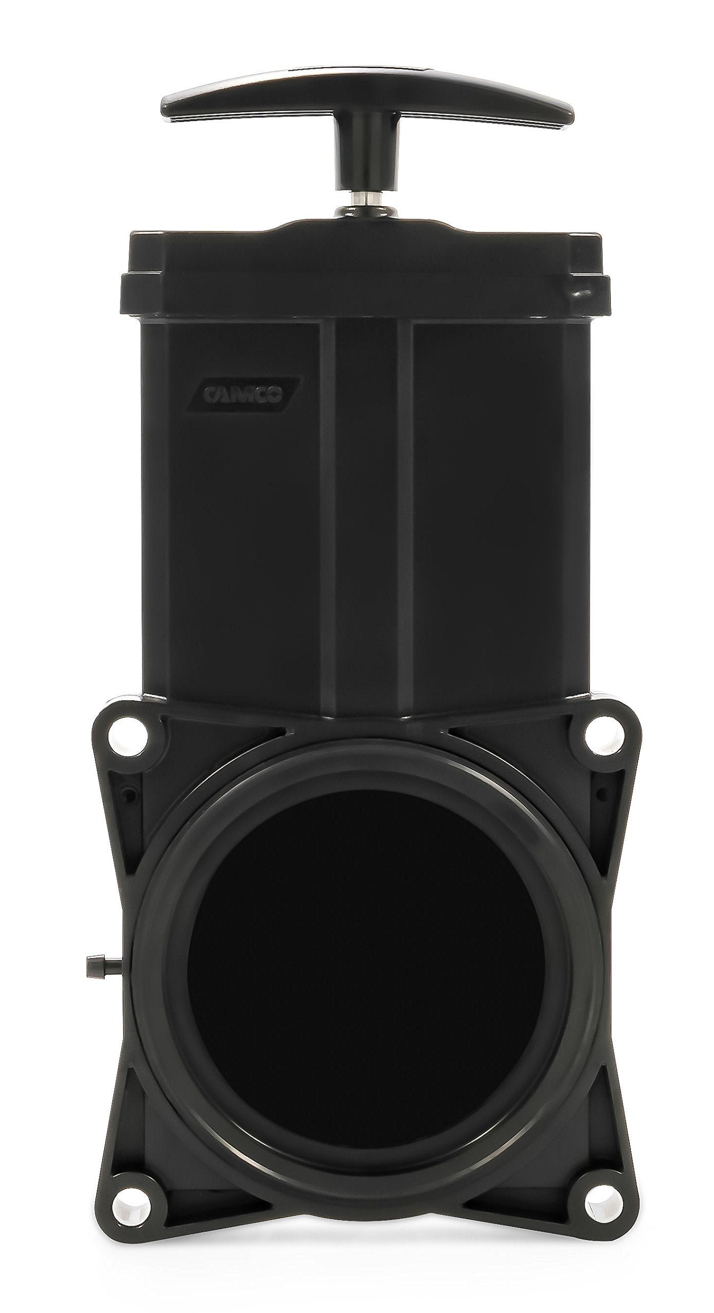 Camco Replacement RV Waste Valve with Handle - Features Durable Plastic Handle & 3-Inch Diameter Valve Opening (39513)