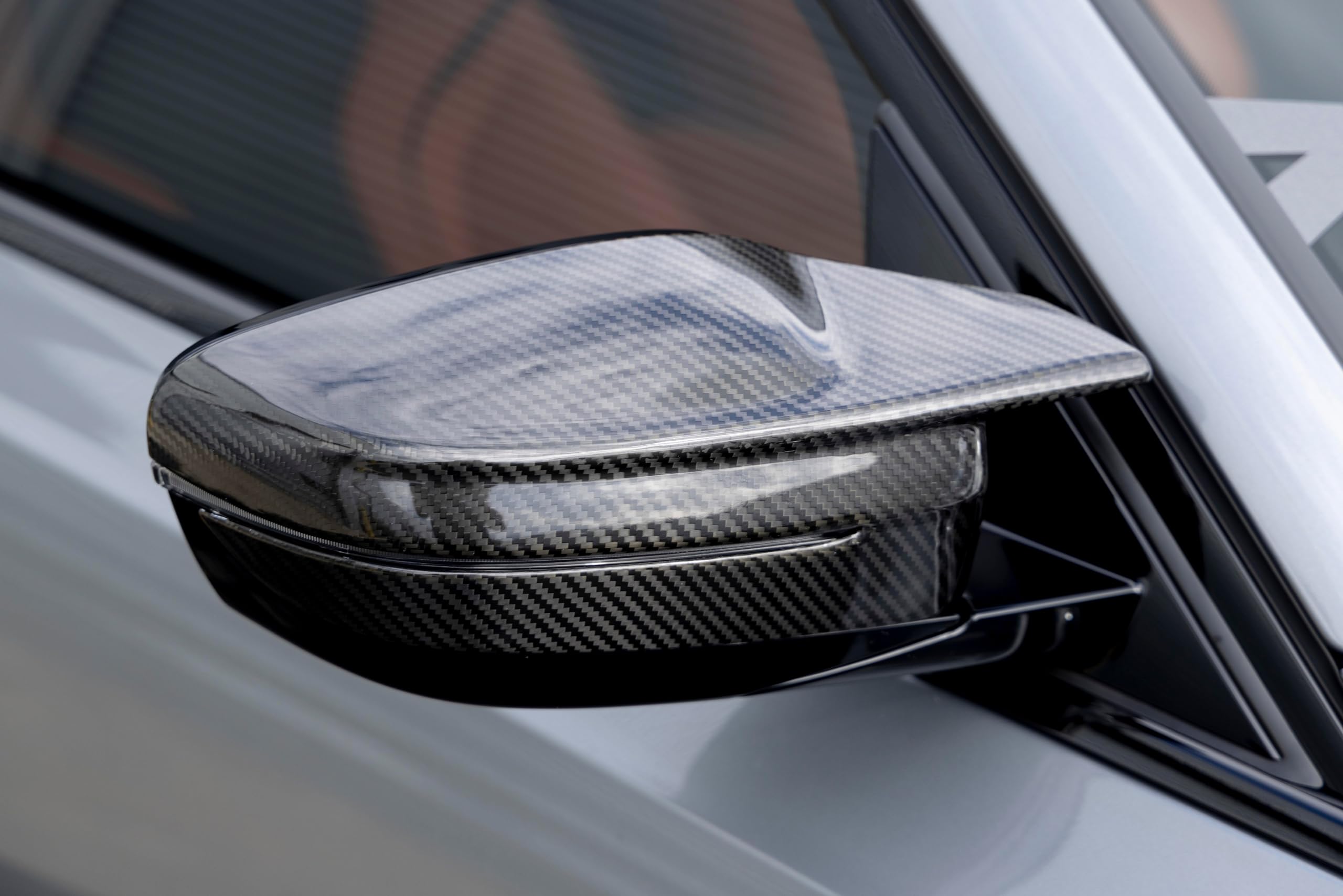 Dinan Mirror Cover Set D980-0033 - Gloss Twill Carbon Fiber