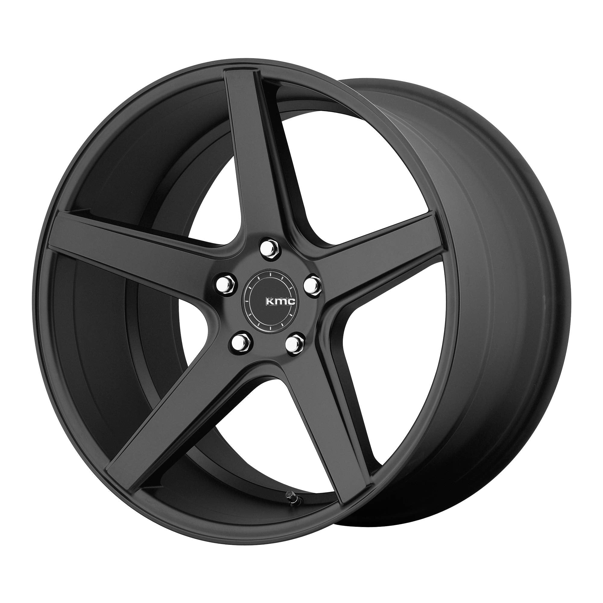 KMC Satin Black KM685 DISTRICT Wheel (22 x 9. inches /5 x 74 mm, 35 mm Offset)