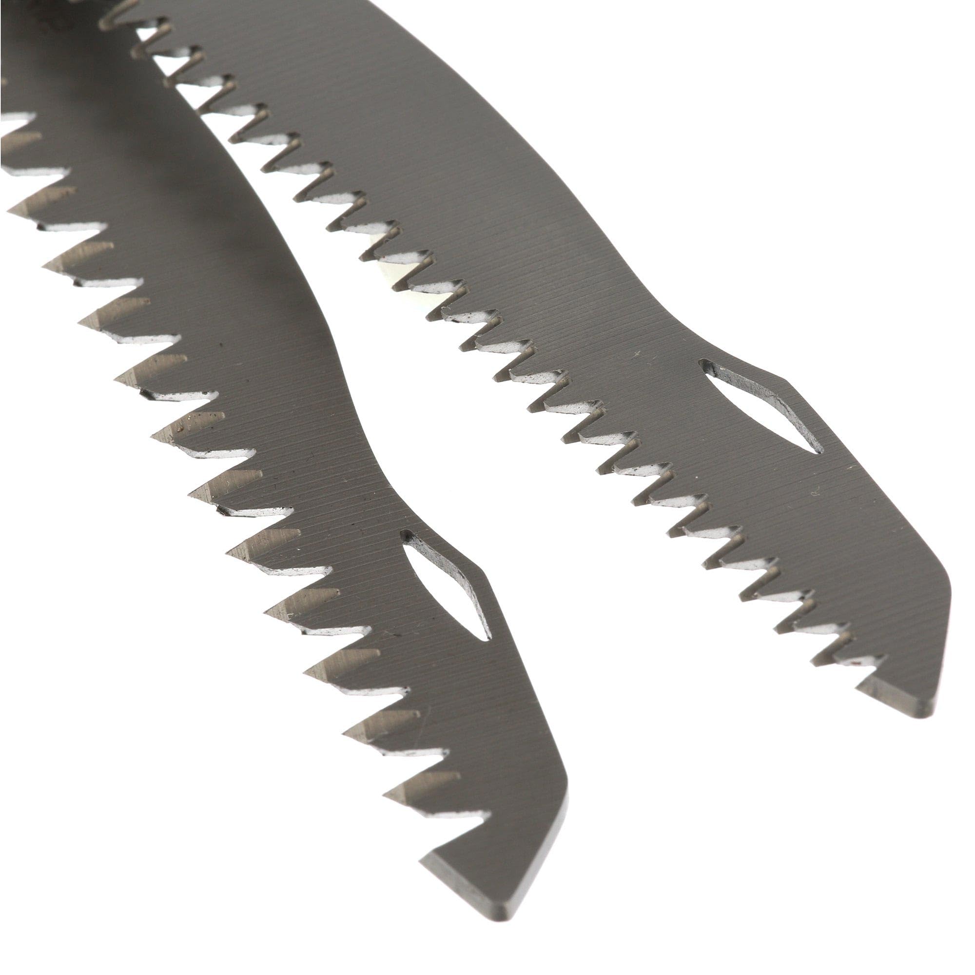 Hunters Specialties Dual Blade Folding Bone & Wood Saw Hunting Command Grip - Sainless Steel Blades, Non-Slip Grip Handle