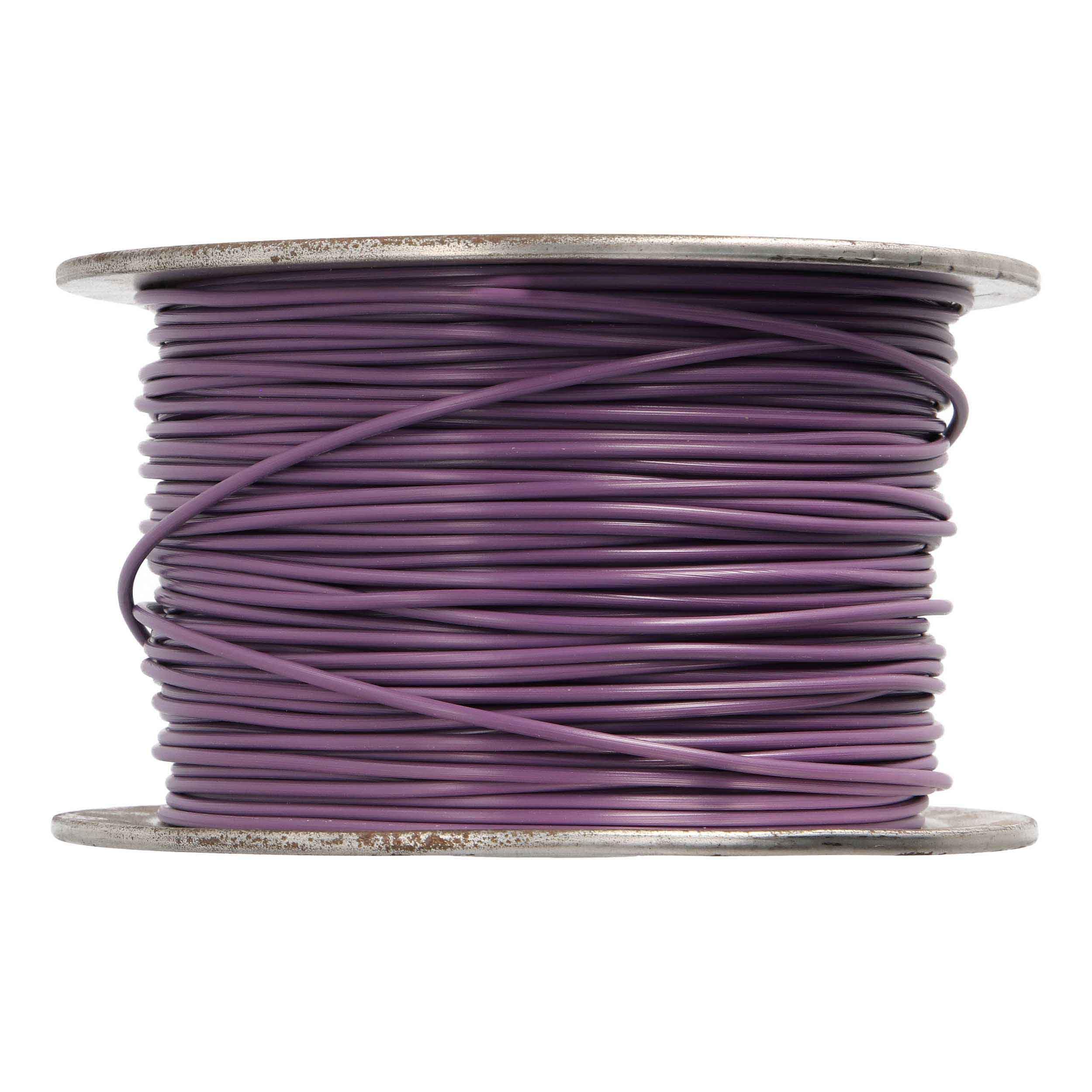16 Ga Install Bay US GPT All Copper Primary Wire Purple - Coil of 500 Ft