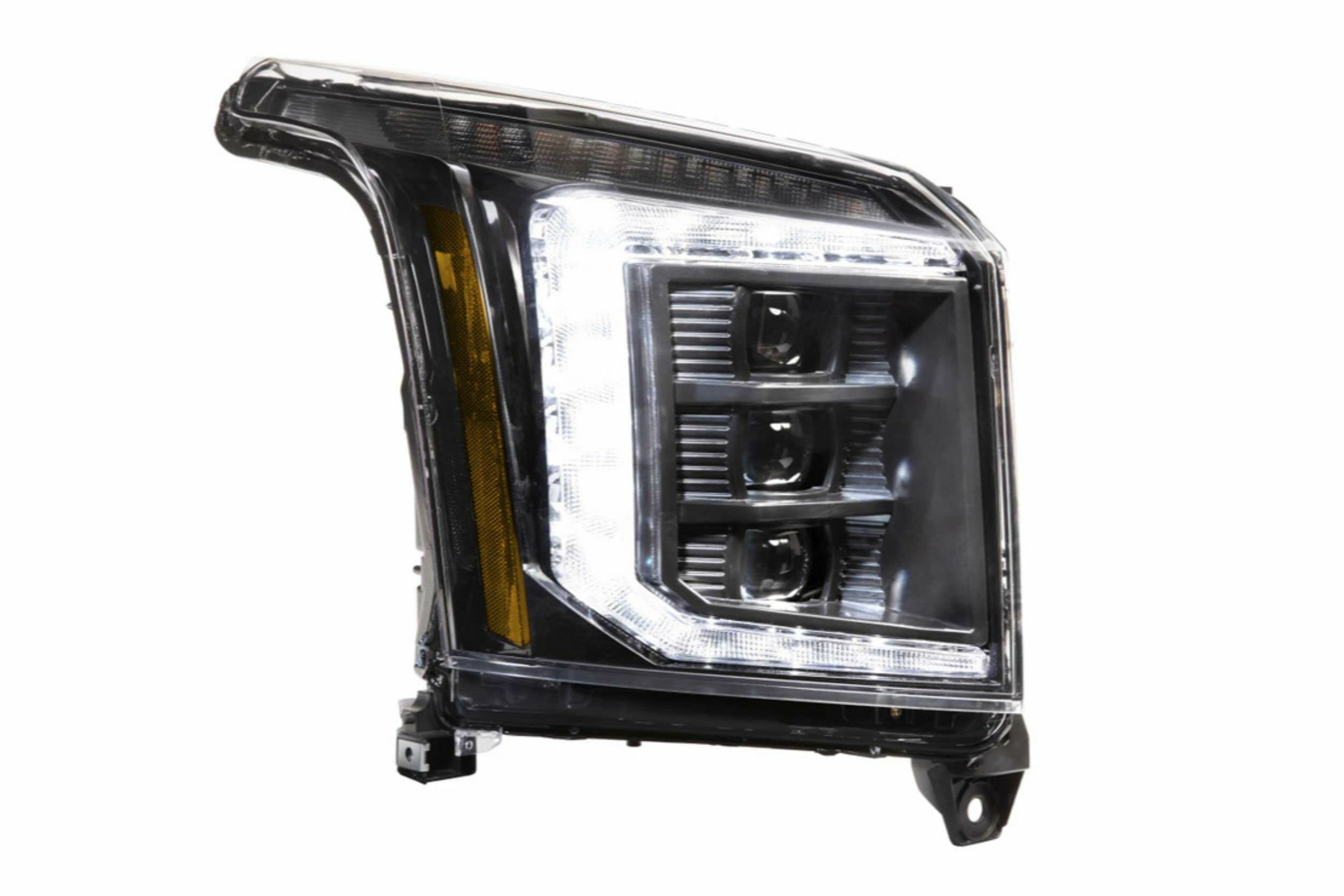 Morimoto LED XB Headlight Housing Upgrade, Fits 2015-2020 GMC Yukon, Plug and Play Replacement, DOT Approved LED Assembly with Switchback Sequential Turn Signals & UV Coated Lens (1x LF545)