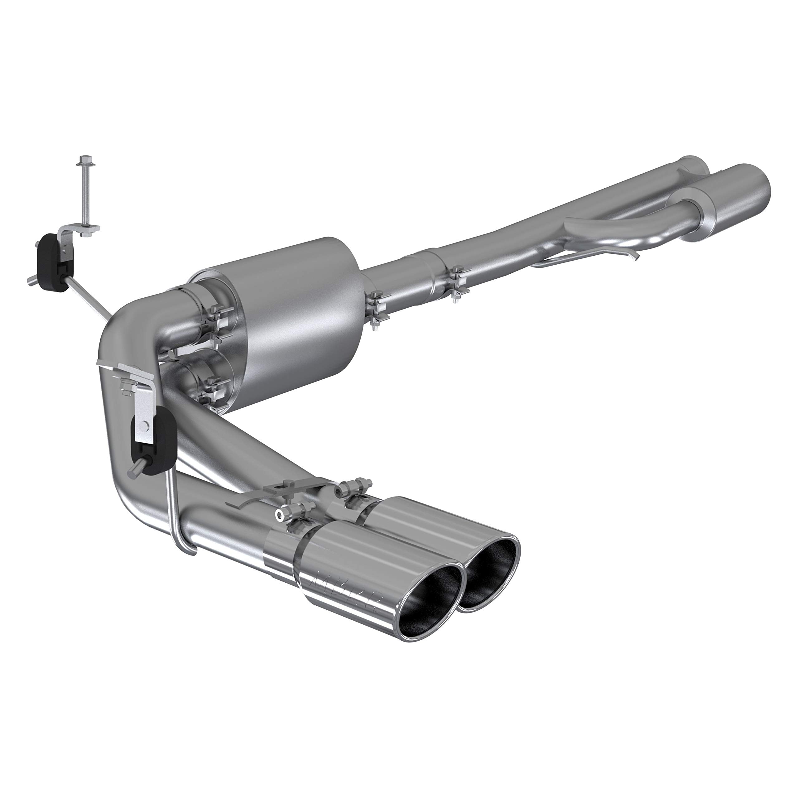 Exhaust System MBRP S5092AL 3" Cat Back, Pre-Axle Dual Side Exit, Aluminized Steel