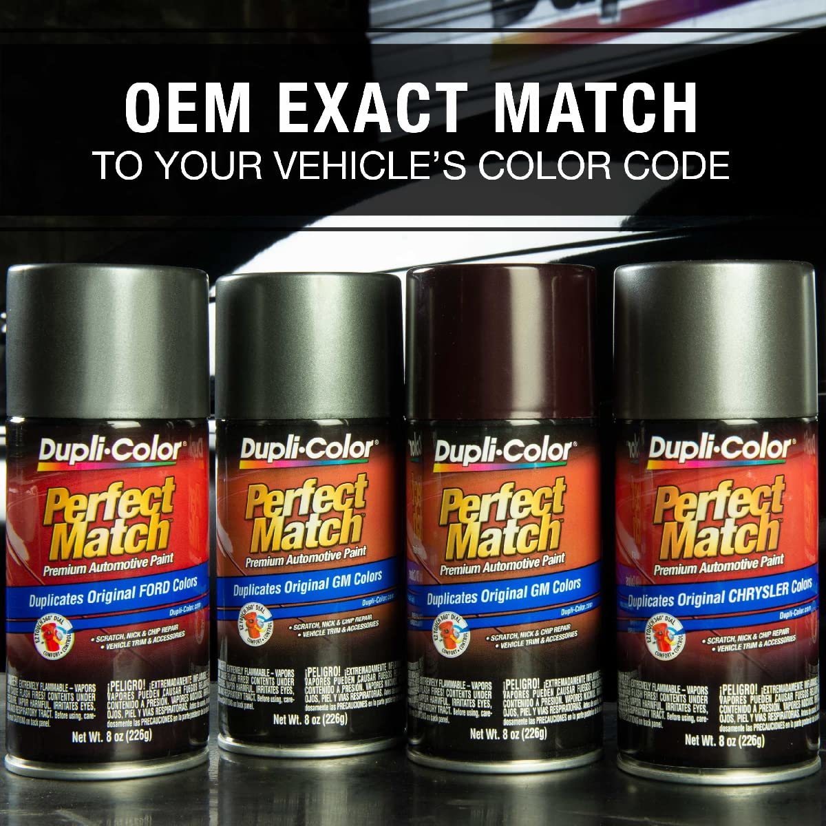 Perfect Match Dupli-Color Automotive Spray Paint - Nissan Precision Gray, W40-8 oz. Aerosol Can