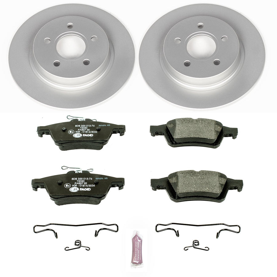Power Stop Rear ESK4613 Euro-Stop Brake Kit For Volvo C30 2008-2013, Volvo C70 2006-2013, Volvo S40 2004-2011, Volvo V50 2006-2011 [Model Specific]
