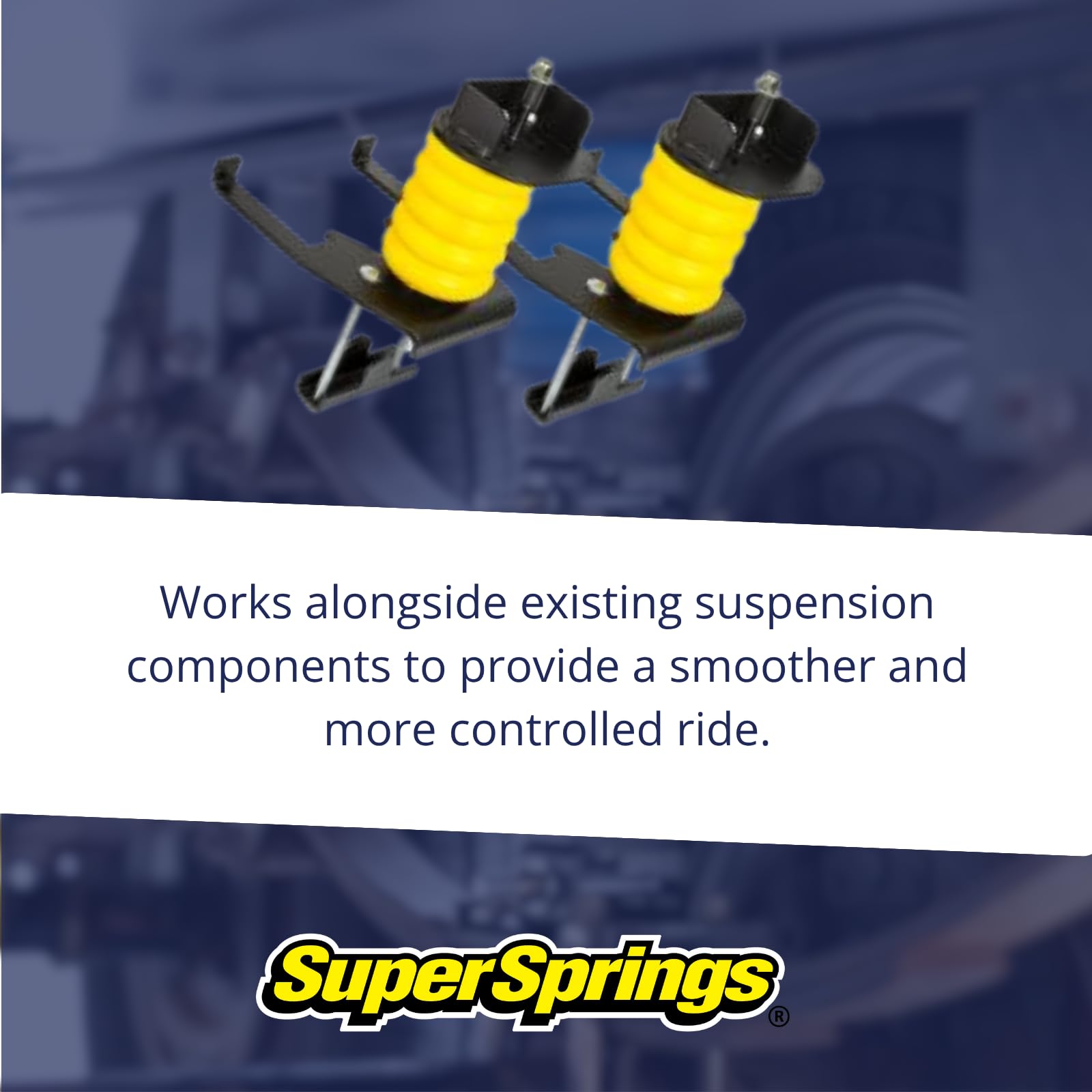 SumoSprings Rear SSR-140-54 for Ford F-250 | F-350 | Left/Right Pair | 2800 (lb) Capacity at 50% Compression | Made in the USA