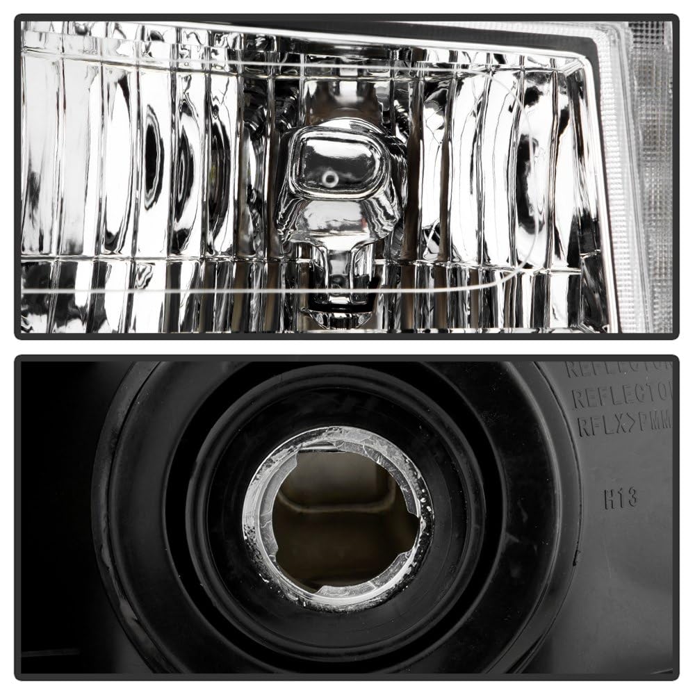 Ford Expedition 2007-2014 Headlights with Light Bar -Chrome Spyder (xTune)