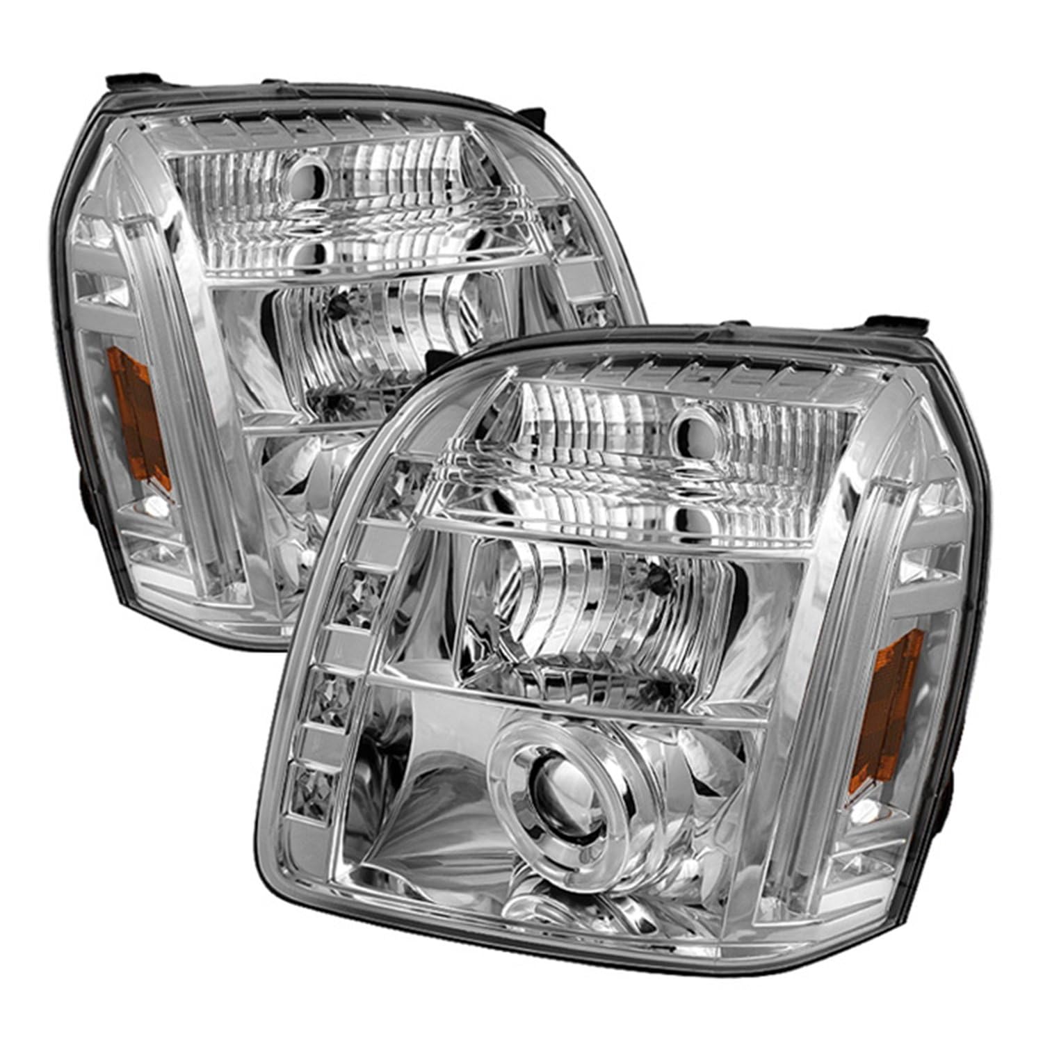 Auto Spyder 5029324 LED Halo Projector Headlights Chrome/Clear