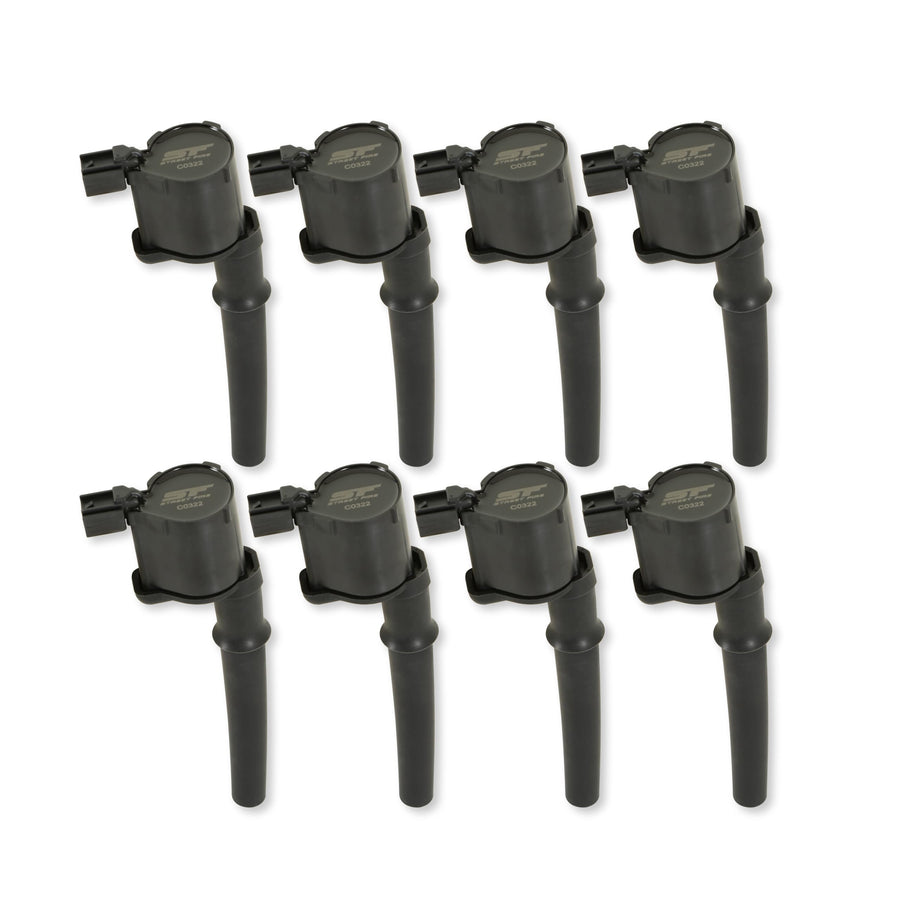 8-Pack MSD Street Fire 55148 Ignition Coils - Black