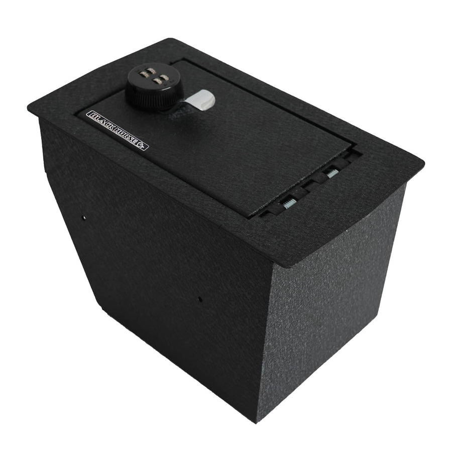 Center Console Safe Black Horse Security Lock Box, Black Gun Box Organizer, with 4 Digit Combination Resettable Lock Compatible with 2023-2024 Honda CR-V-ASHC02