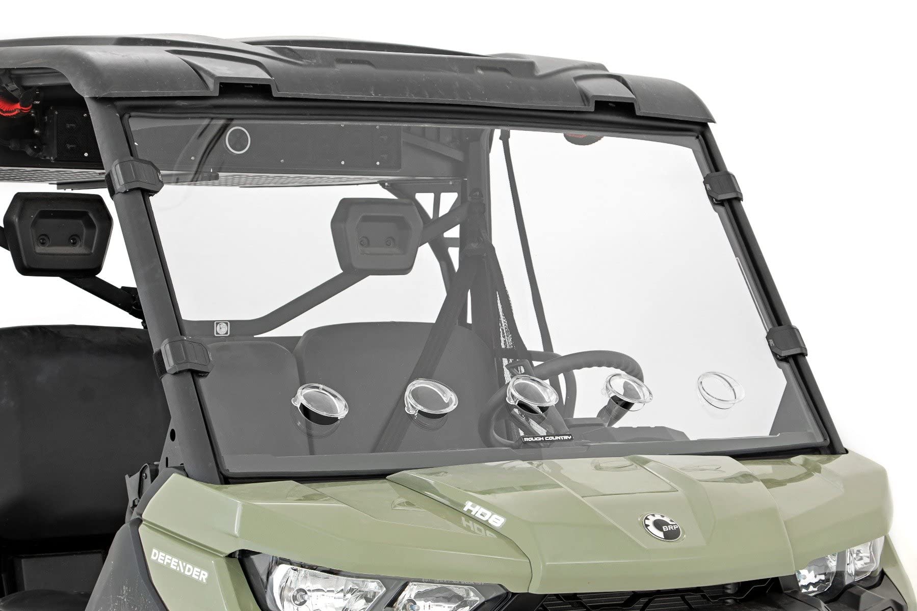 Full Front Vented Windshield Rough Country for Can-Am Defender - 98262030