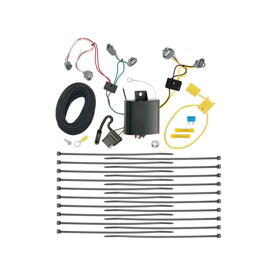 T-One® Tekonsha Harness T-Connector, 4-Way Flat, Compatible with Select Toyota Tacoma