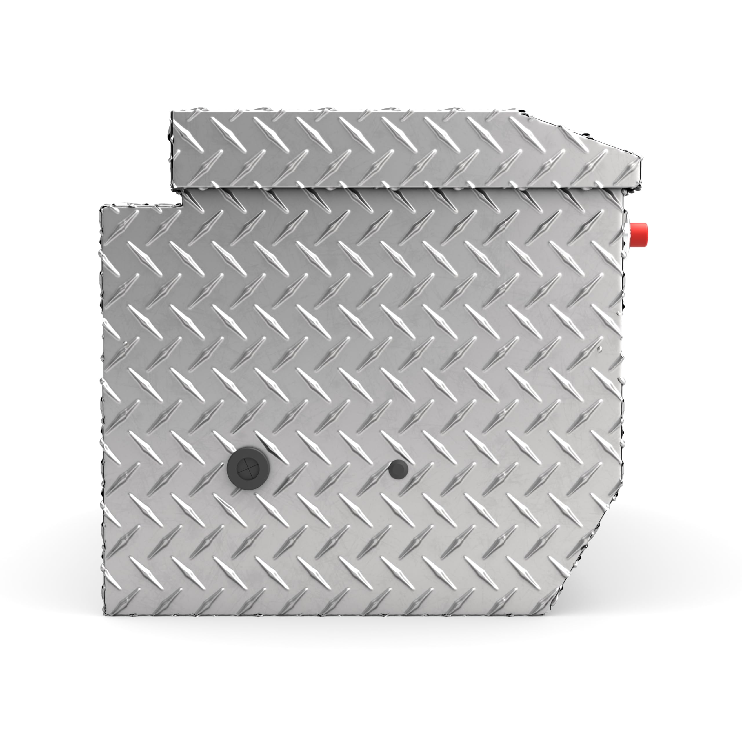 614-0-04 Weather Guard Aluminum All-Purpose Truck Tool Chest, Fits Full and Compact Size Trucks, 7.0 cu ft Storage Capacity (Clear)