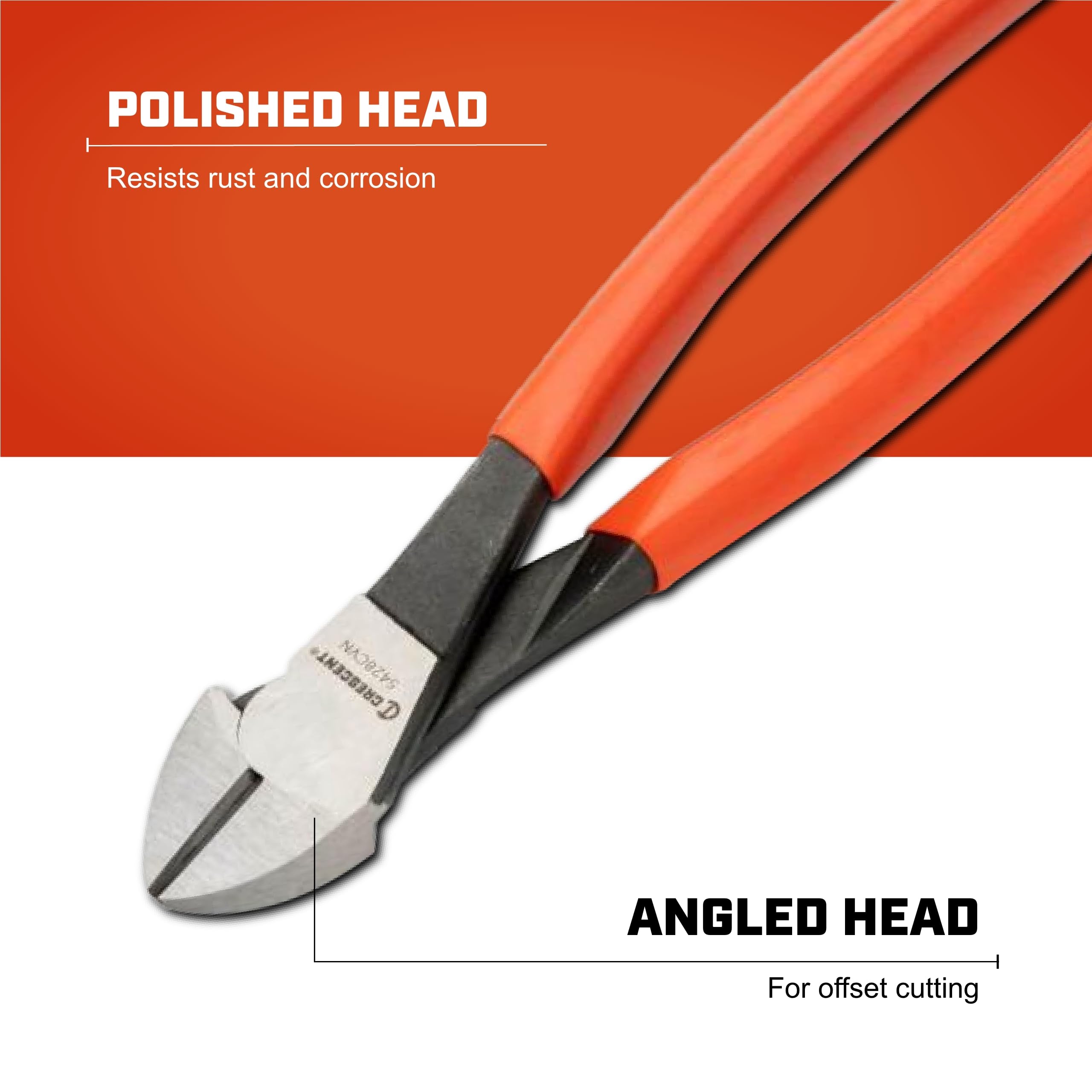 8-Inch Crescent Heavy-Duty Diagonal Cutting Pliers