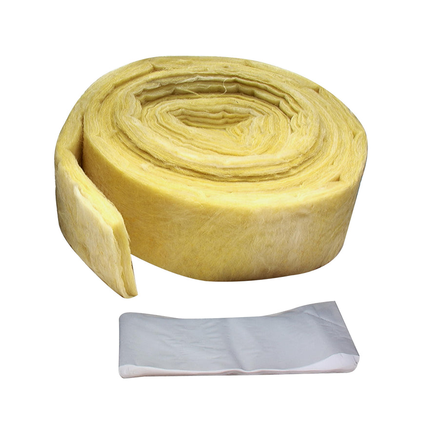 M-D Building Products 04929 25 ft. Fiberglass Insulation Pipe Wrap 1/2 in. X 3 in.