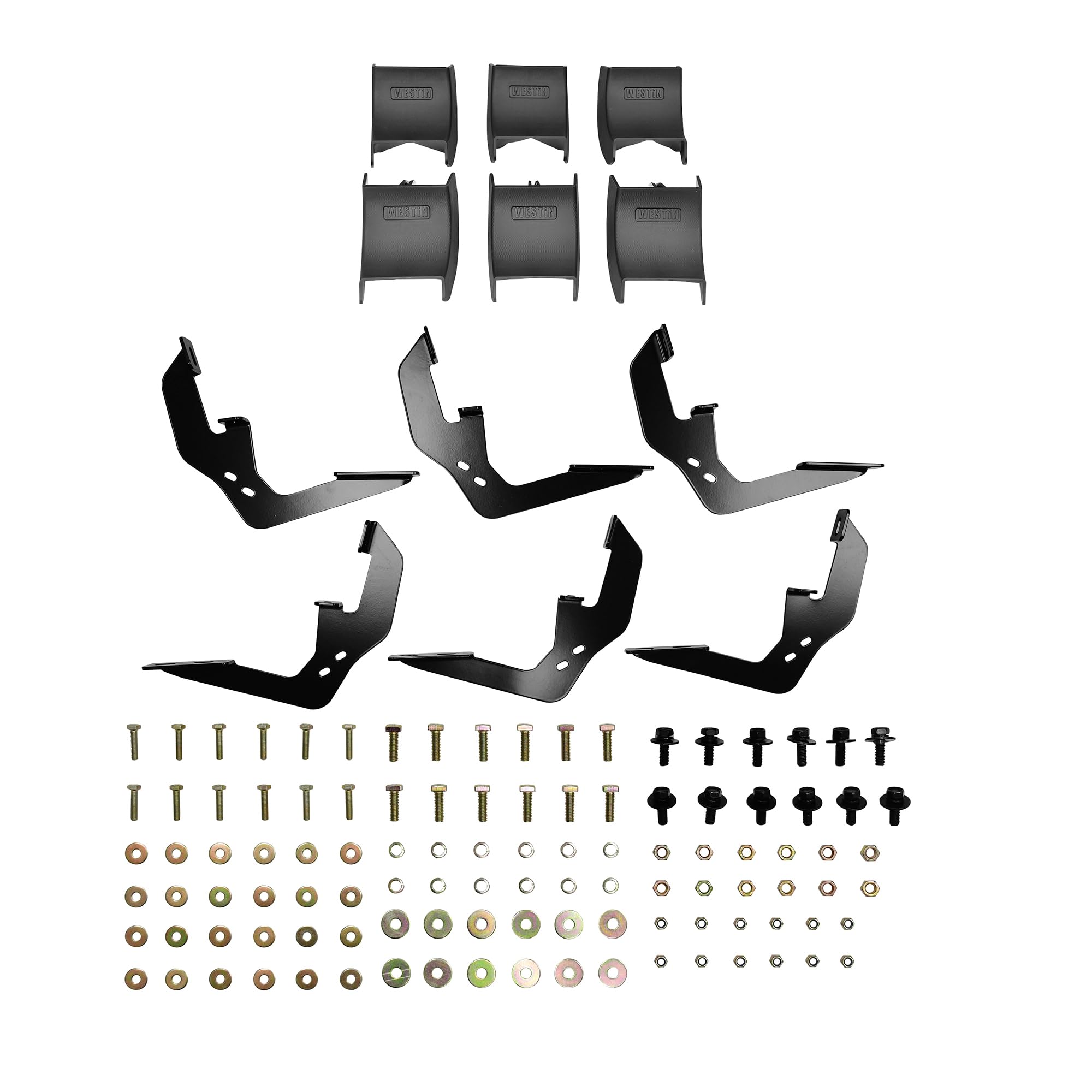 Black Westin R5 Nerf Step Bars Silverado/Sierra 1500 Double Cab 2019 (Excl. 2019 Silverado LD/Sierra 1500 Limited)