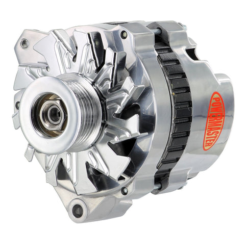 Alt GM CS130 Powermaster Polish 140A XS Volt™ 6 grv Pulley Offset Left