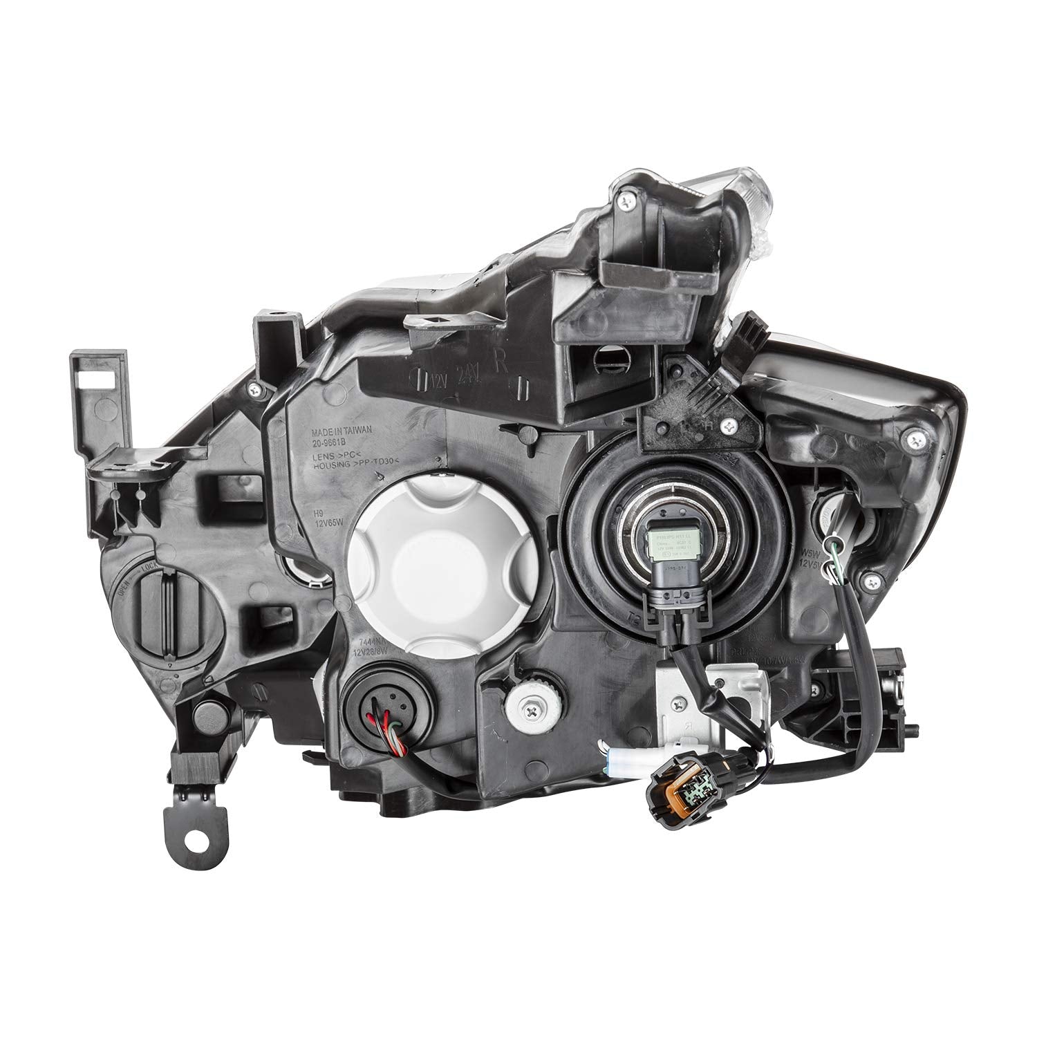 Right TYC Headlight Assembly Compatible with 2017-2017 Nissan Murano