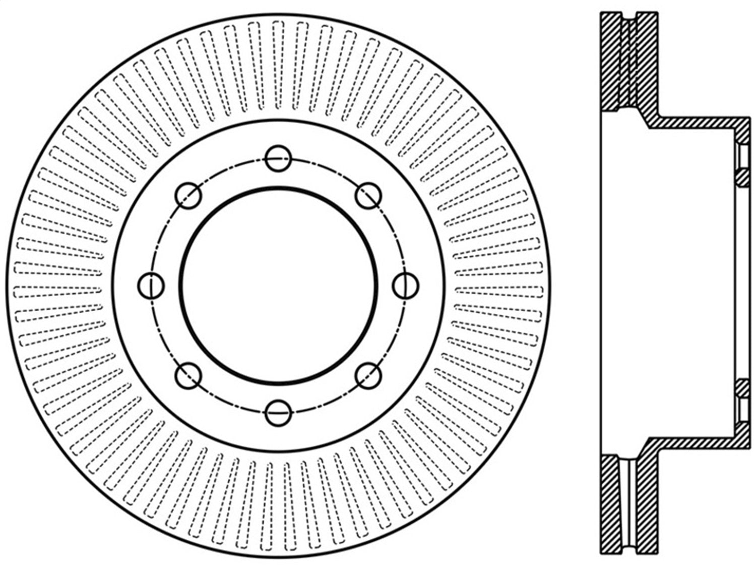 StopTech Sport Slotted Brake Rotor 126.65138SR (Front Right), 1 Pack