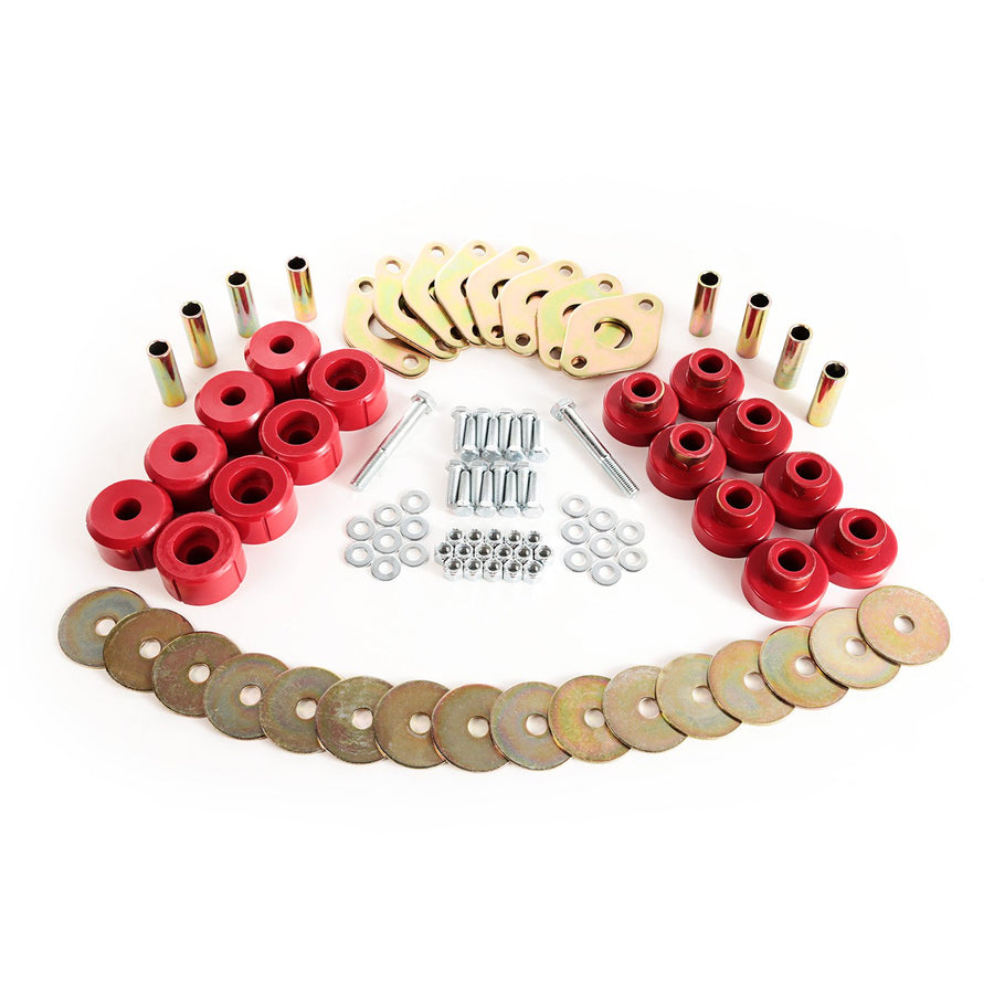 8 Body Mount Kit, Rugged Ridge, Poly, 8 bushing | 1-118 | Fits 2007-2018 Jeep Wrangler JK 2-Door