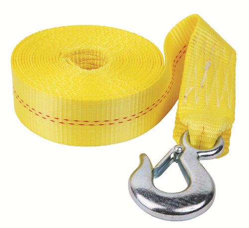 Fulton Winch Strap w/Hook, 2" x 20', Heavy Duty WS20HD0200