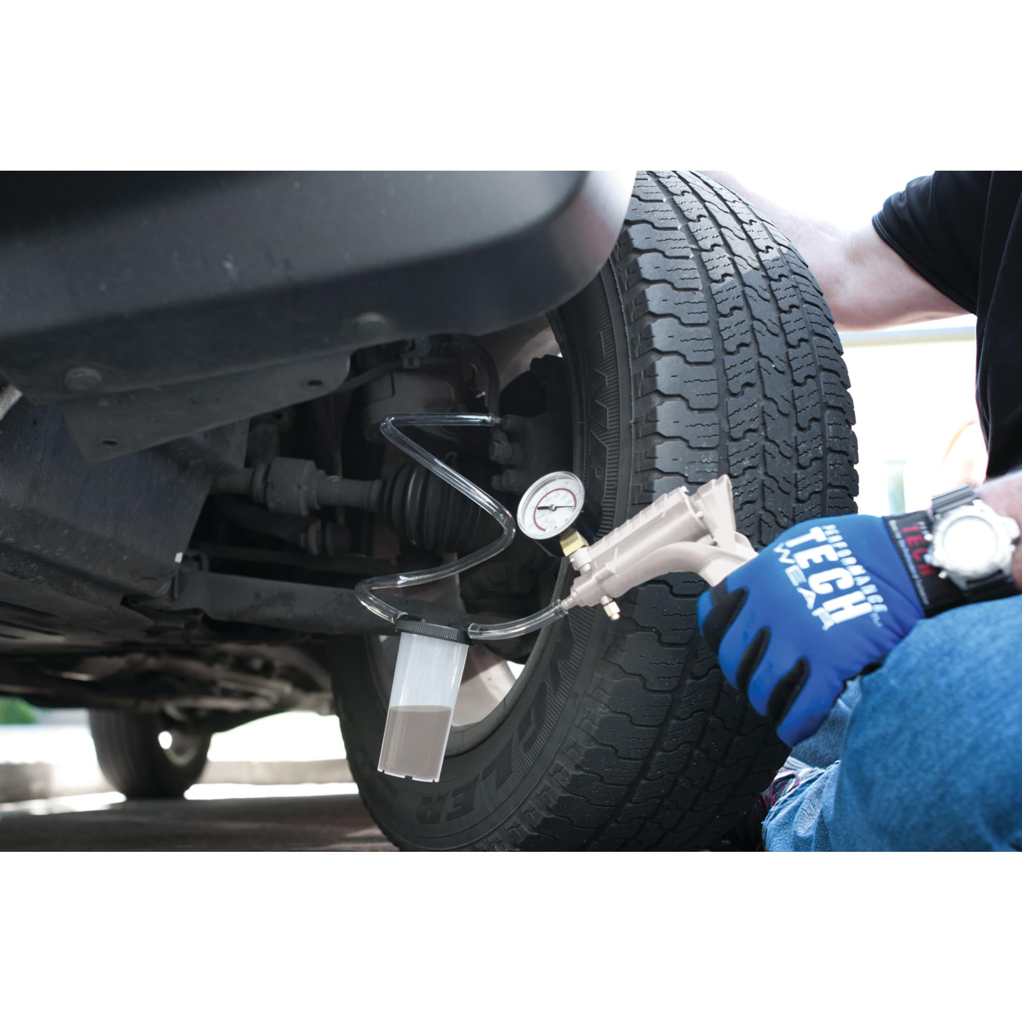 One-Man Performance Tool W87030 Hand Vacuum Pump Kit for Brake Bleeding and Automotive Tests