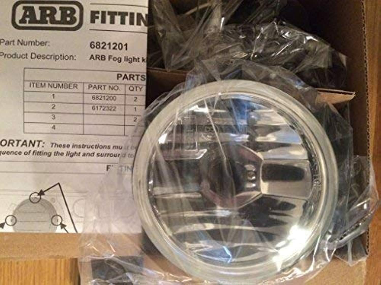 Fog Light Kit ARB 6821201 For Deluxe Bumpers ARB