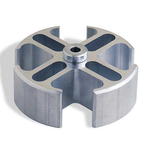 1" Flex-a-lite Spacer Adapter w/ 1 3/16" Female Pilot Mill Finish