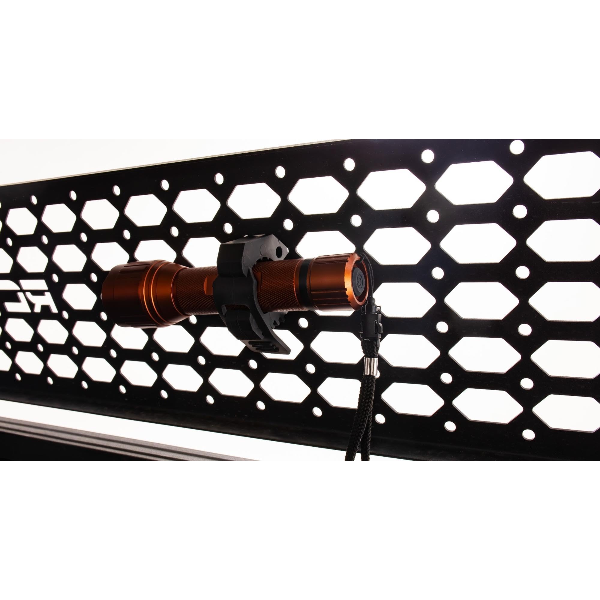 Rough Country Molle Panel Bed Rack for Jeep Gladiator JT (2020-2025) - Accessory Mounting Panel for Recovery Gear, Tools & Hi-Jack