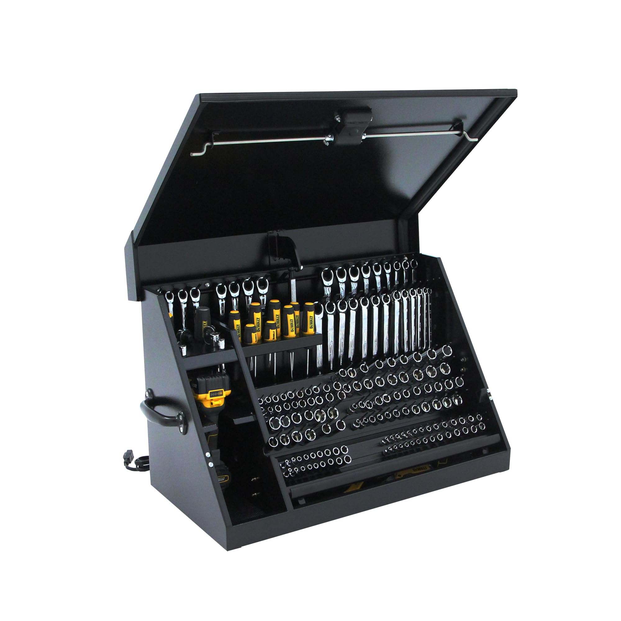 30" x 15" DeWalt Triangle Toolbox - Steel, Black
