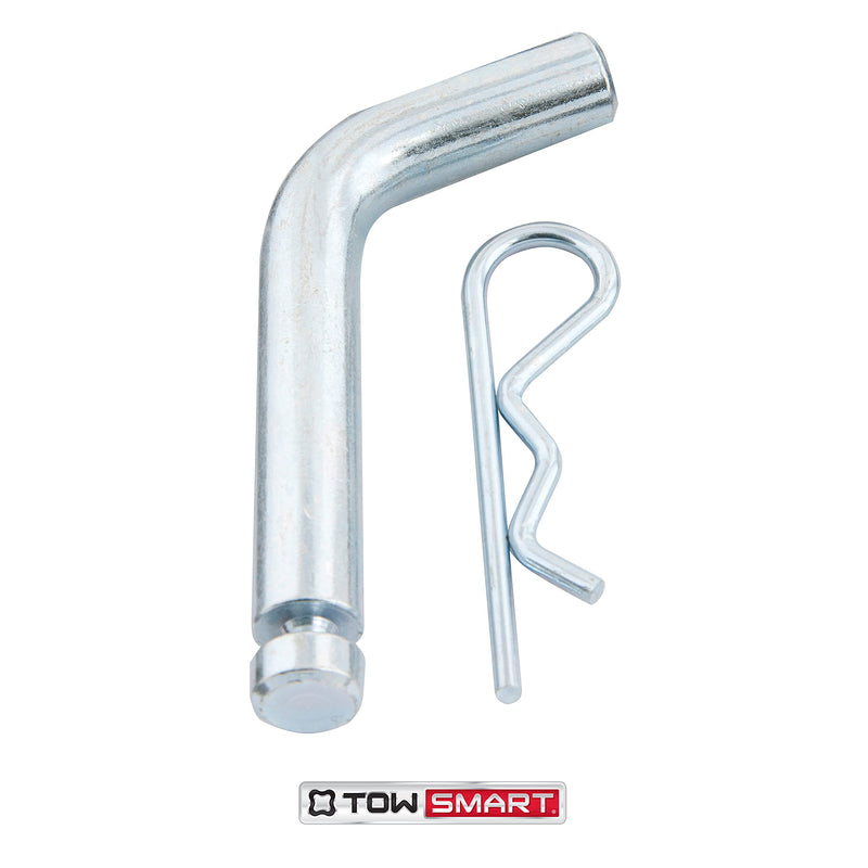Standard Steel TOWSMART Bent Hitch Pin with Clip, 1/2 in. Diameter Pin, Fits 1-1/4 in. Receivers