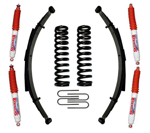 Suspension Lift Kit w/Shock 9 in. Lift Incl. Front/Rear Springs Skyjacker 179BKS-H Rear U Bolt Kit