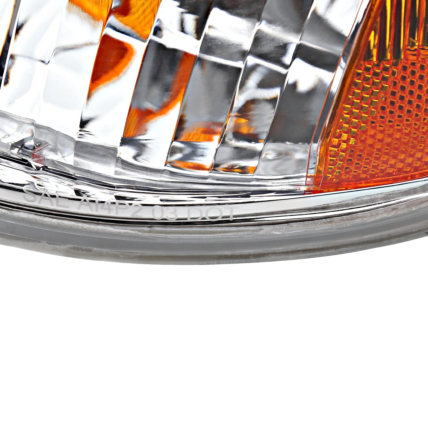 LED Tube Headlights + Corner Lights SPEC-D TUNING Compatible with 2005-2006 Toyota Tundra, Left + Right Pair Headlamp Assembly