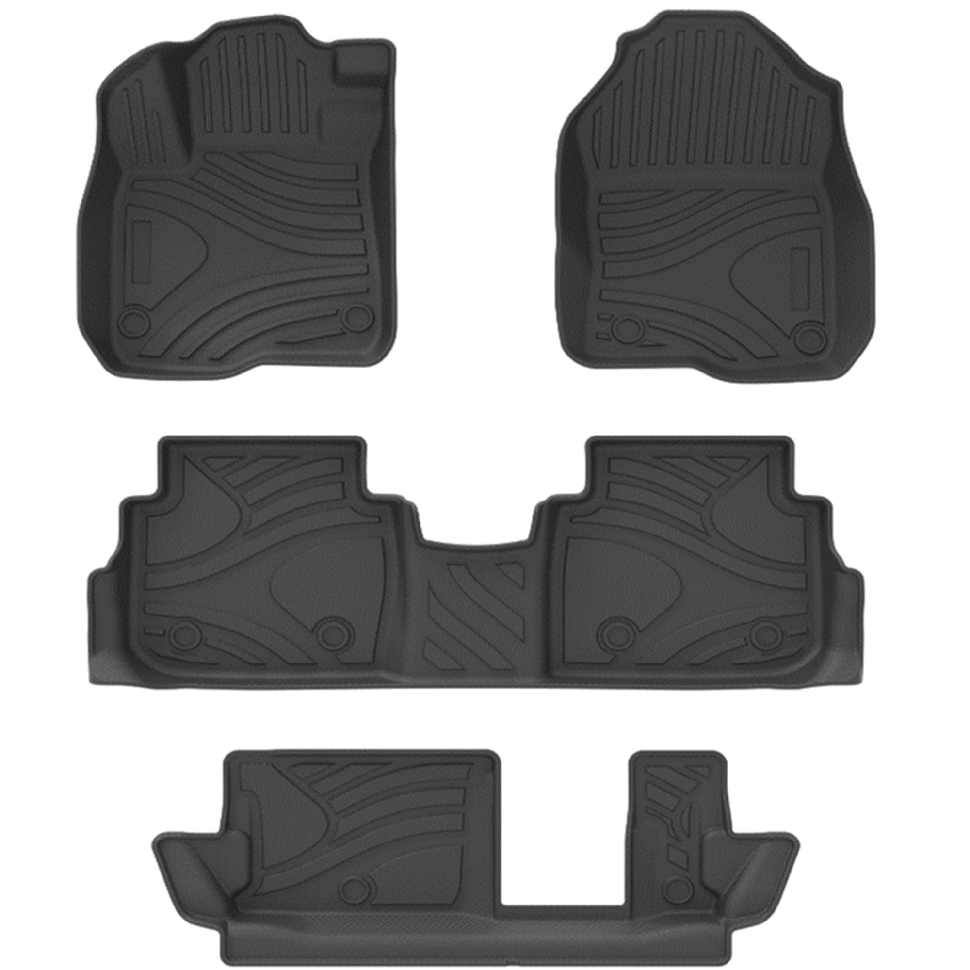 TOTALINER Black Horse Heavy Duty Floor Mat Anti-Skid Black 1.37'' Thickness Compatible with 2023-2023 Honda CR-V-FMHCR23