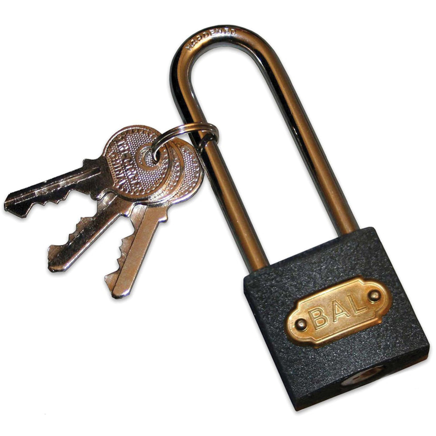X-Chock BAL 28015 Padlock – Security Lock for Deluxe Wheel Stabilizer – Includes Keyed Lock, Prevents Theft, Easy to Use