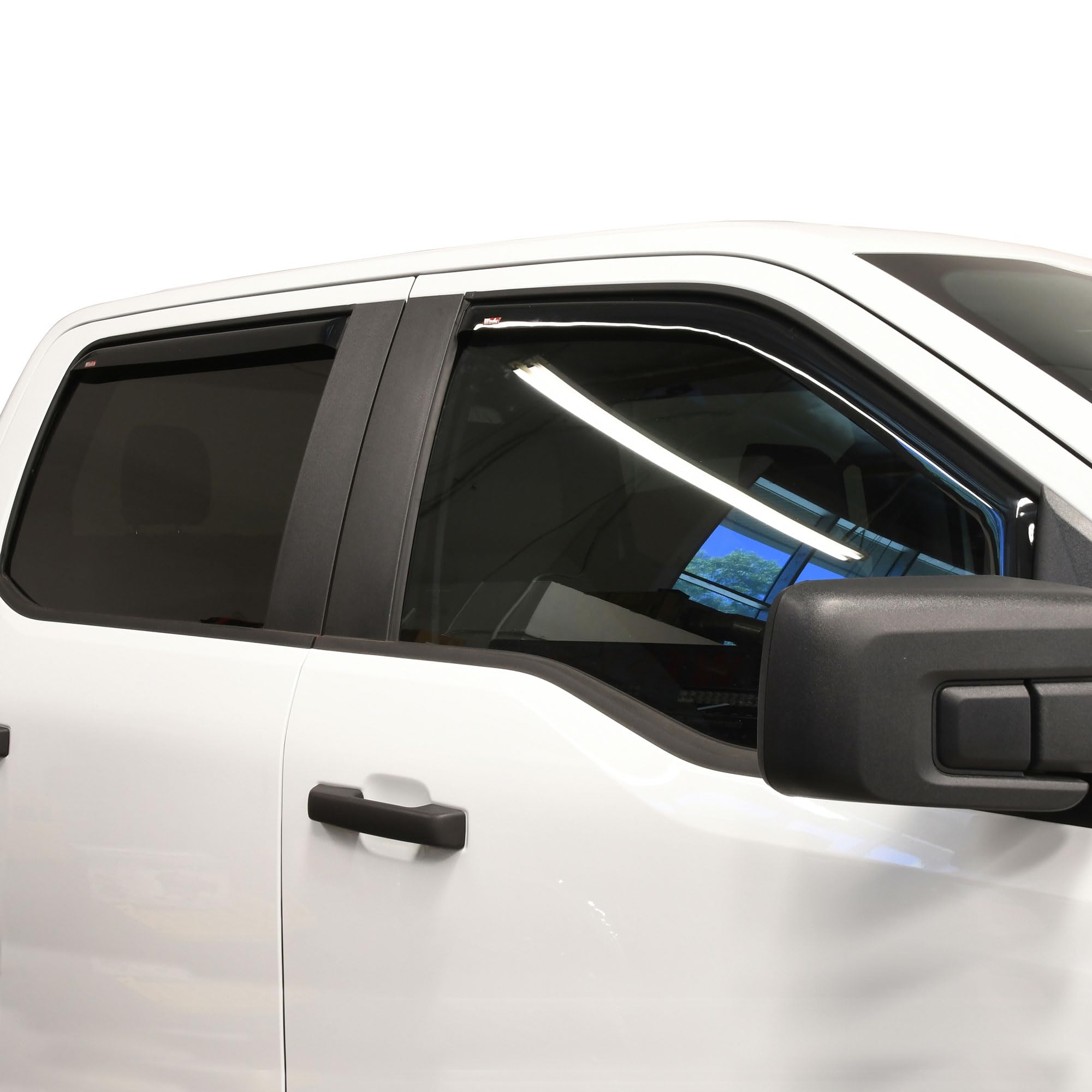 Westin Channel Wind Deflector 72-37407 4pc fits 2015-2025 F-150 SuperCrew Cab 2017-2025 F-250 F-350 F-450 F-550 Super Duty Crew Cab