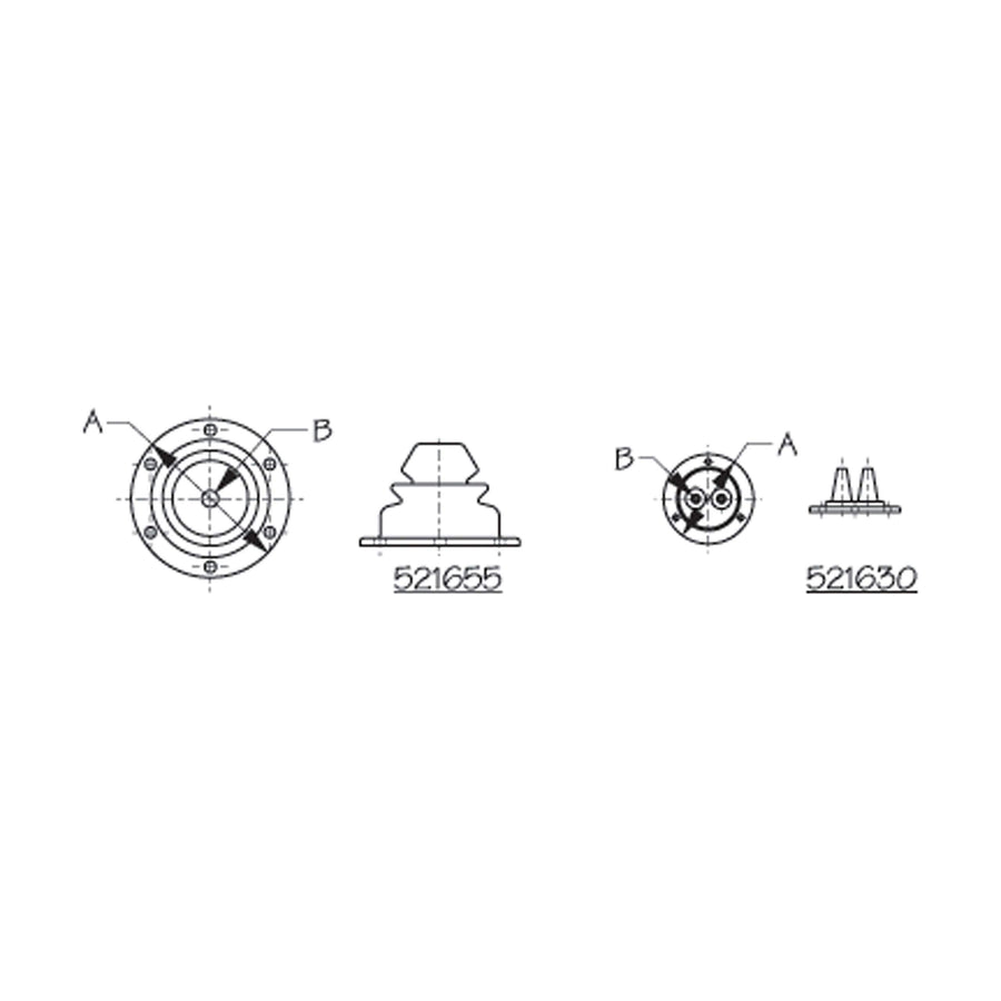 Motor Well Boot Sea-Dog 521655 - 5-1/2", 10 Pack