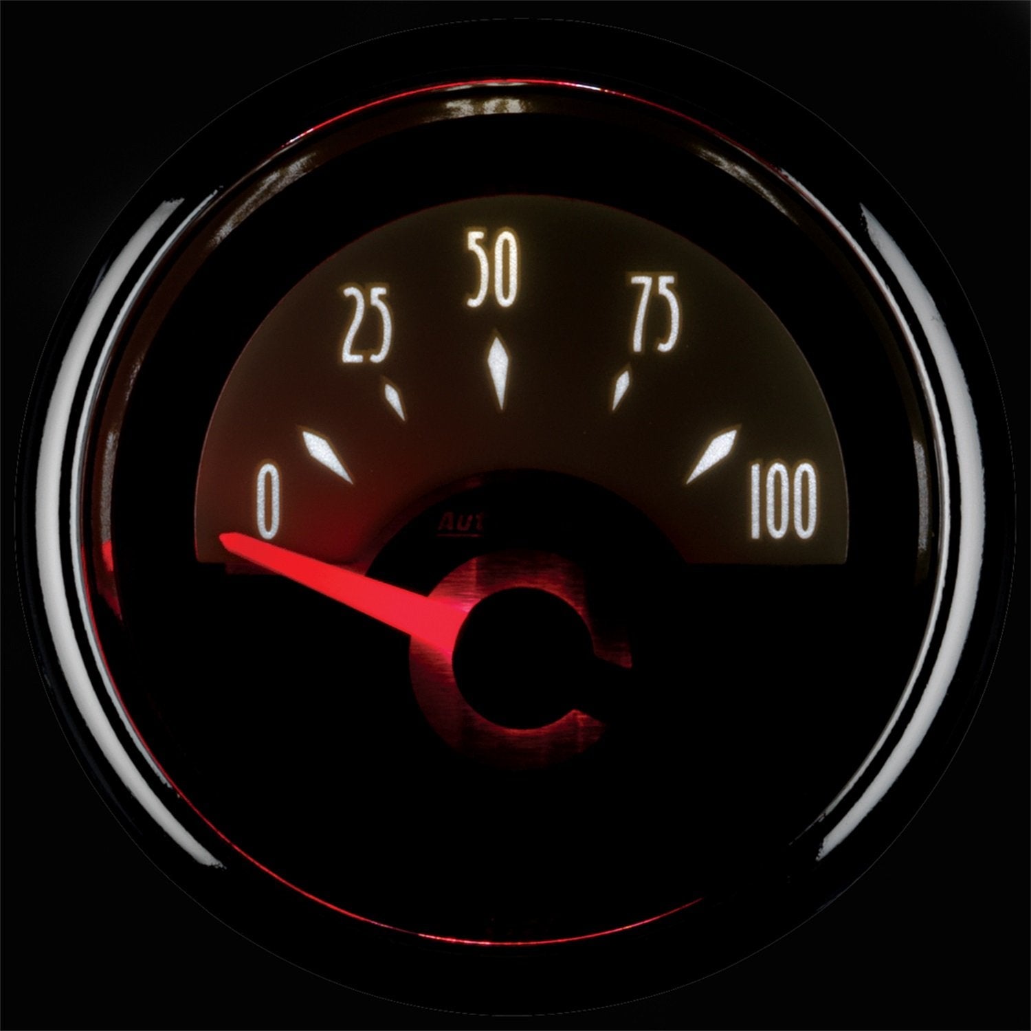 Cruiser Auto Meter 1128 2-1/16" 0-100 PSI Short Sweep Electric Oil Pressure Gauge