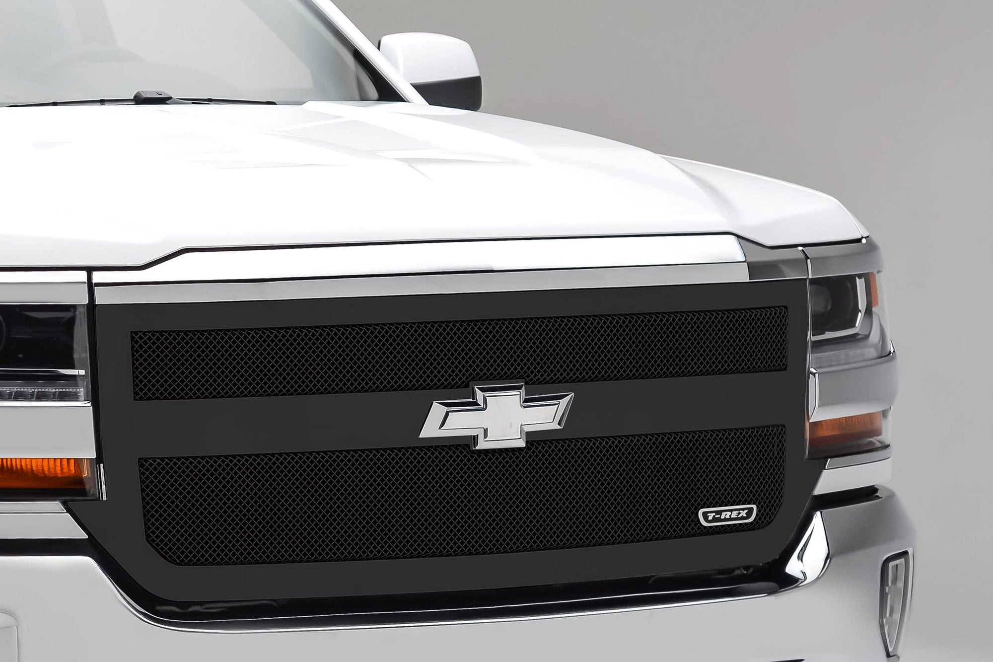 2016-2018 Silverado 1500 T-Rex Grilles Upper Class Series Main Grille, Black, 1 Pc, Replacement, 1 Bar Design - PN #51131
